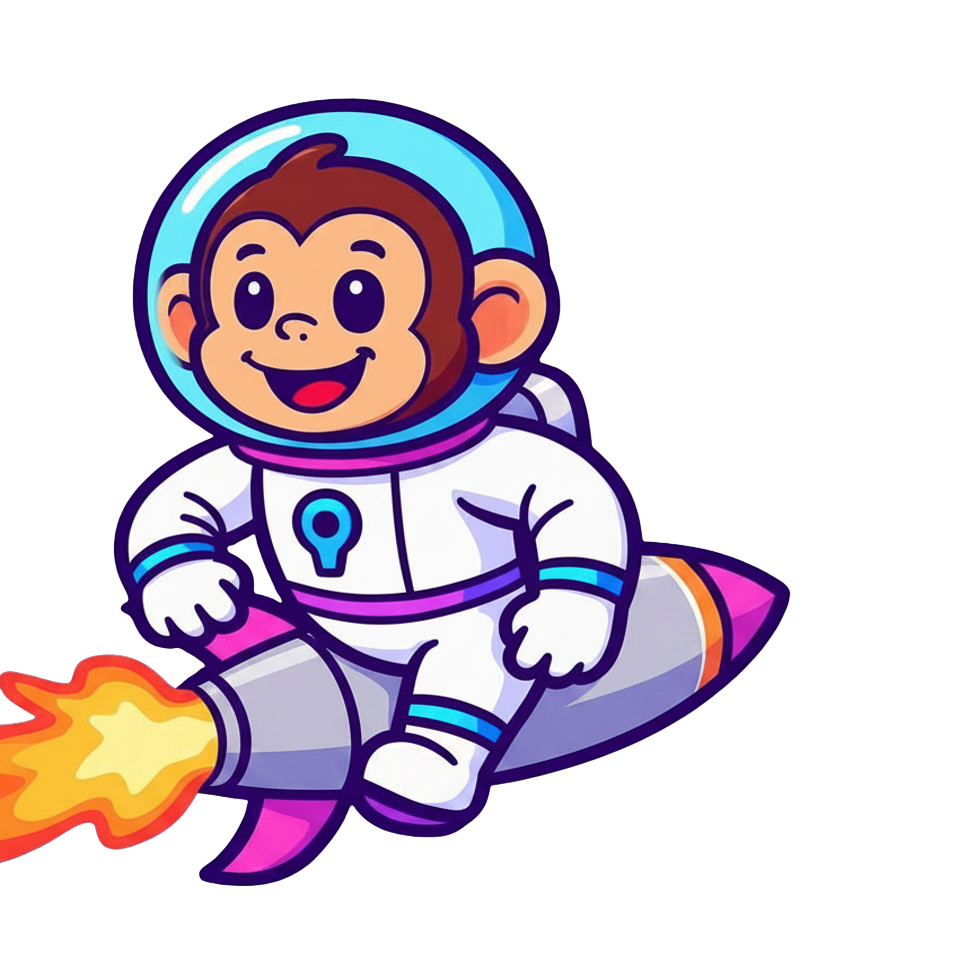 Moonkey Astronaut